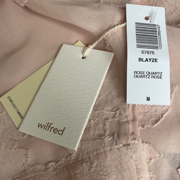 Aritzia Wilfred Pink Oversized Blayze Top floral - Picture 8 of 14
